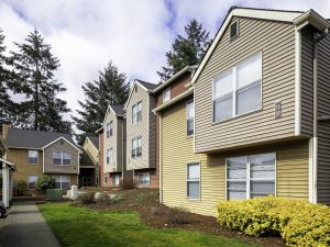 Exterior shot of Sienna and Sienna Park, two multifamily assets part of the same 248-unit community in Tacoma, Wash.
