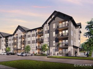 A rendering of Declan Heritage, Flournoy's latest project in the Nashville area. Image
