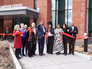 The ribbon-cutting ceremony for the opening of Edith Spurlock Sampson community in Chicago