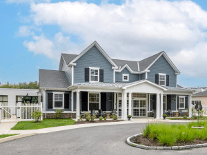 A photo of Church Hill Village i Newtown, Conn. which offers a mix of assisted living and memory care living arrangements.