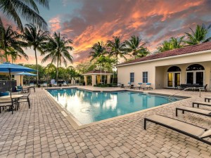 Exterior shot of Casa Brera at Toscana Isles, a community in Lake Worth, Fla.