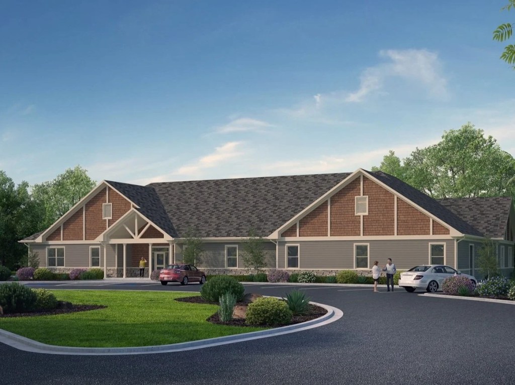 Rendering of Harmony Homes plan for Maryland Heights. Mo.