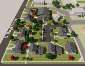 A rendering of Hope Estates in Newton, Kansas.