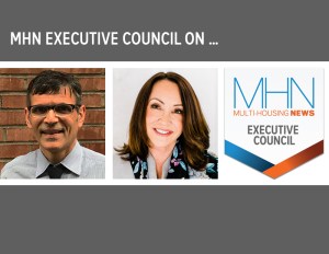 MHN Executive Council featuring headshots of Cyrus Claffey and Maria Pietroforte