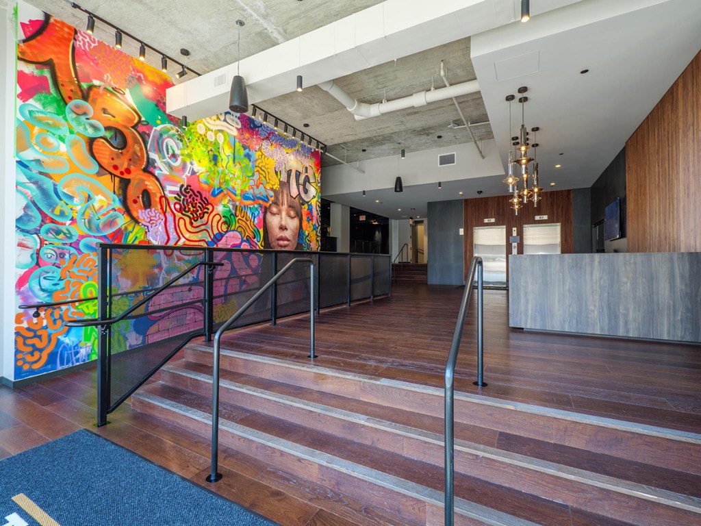 Entrance of the Thompson in Chicago’s Fulton Market neighborhood.