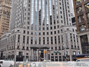 Exterior shot of Tower 57 in Manhattan