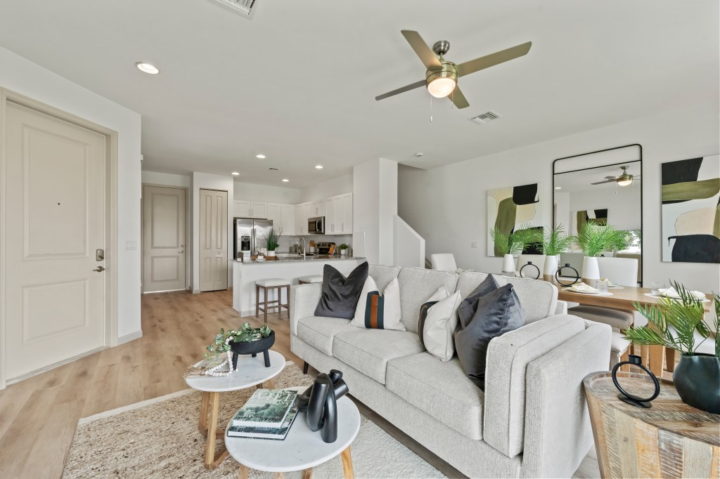 A living area in the Villas of Torino community.