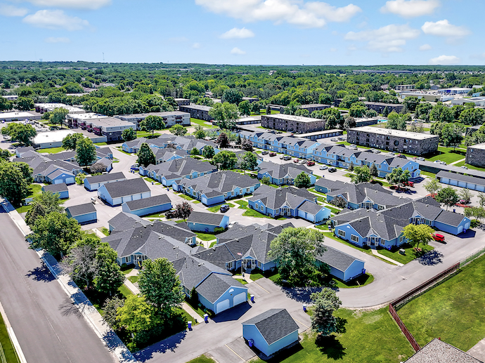 A photo of Park Villas Apartments, located in Waite Park, Minn. 