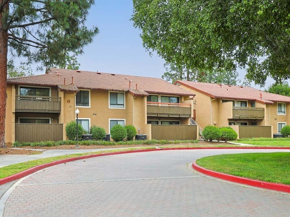 Exterior shot of University Village, a community in Azusa, Calif.