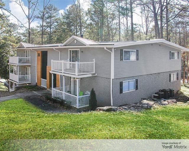 A photo of the Parkside apartments.