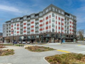 Exterior shot of Sunset Terrace, a 108-unit community in Renton, Wash.