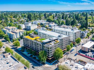 A photo of The Hemlock, a 297-unit partially affordable property located in Seattle