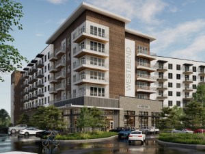 Exterior shot of Westbend Residences, a multifamily project in Fort Worth, Texas.