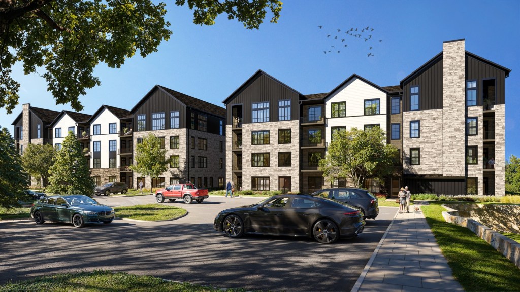 A rendering of Autry at Tulip Grove, located in Buford, Georgia