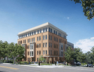 A rendering of Wagner Senior Residences., a future affordable senior development in Washington, D.C.'s Ward 8 neighborhood.