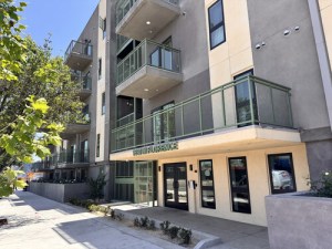 Atlas, the first of Linc Housing's four Project Homekey apartment buildings in the Los Angeles area.