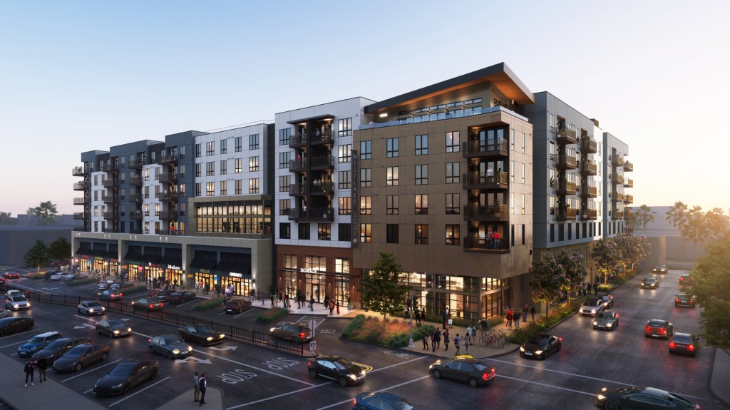 A rendering of The Chester at Westlake, a new multifamily project located in Daly City, Calif.