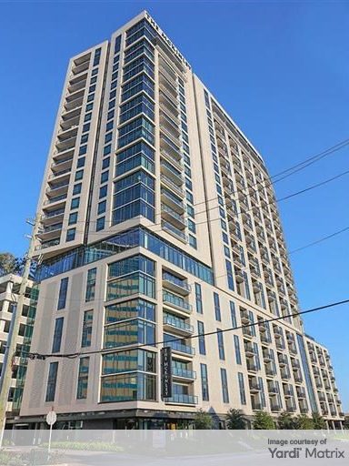 Exterior shot of The McKinley at Memorial City, a 278-unit residential building in Houston.