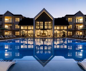 Pool-side shot of Highlands at Sweetwater Creek, a 290-unit community in Duluth, Ga.