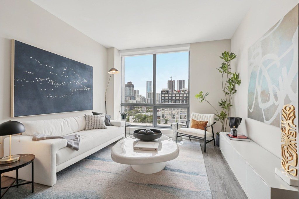 Living room at Joule House