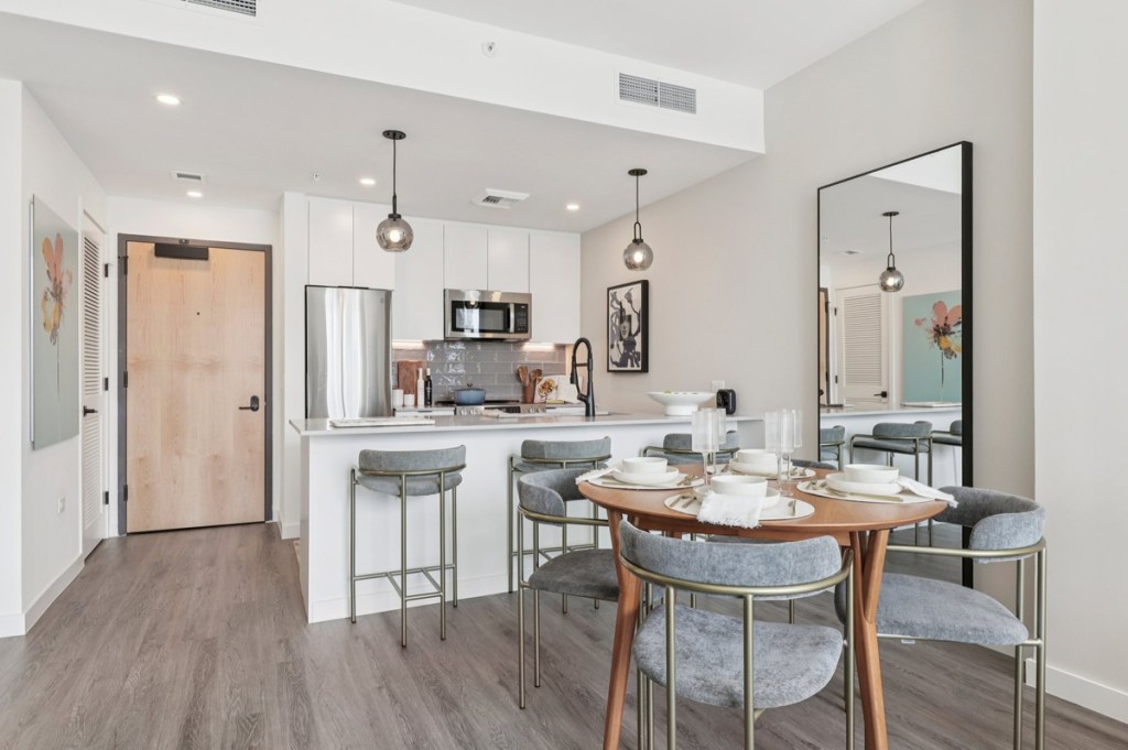Open space within a Joule House apartment