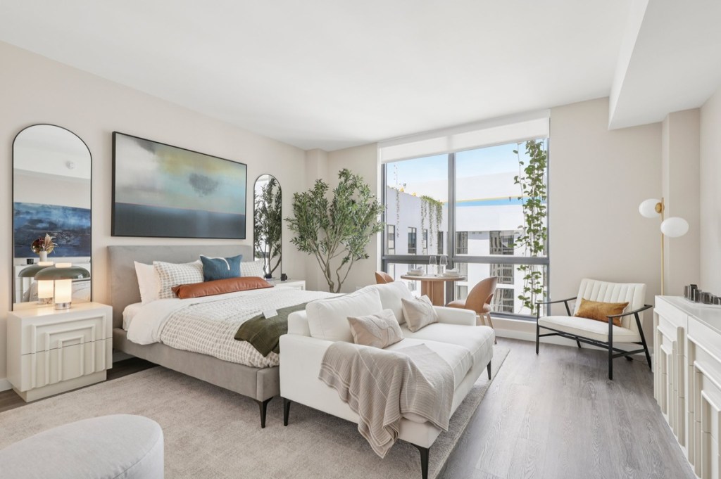 A studio unit at Joule House in Wynwood