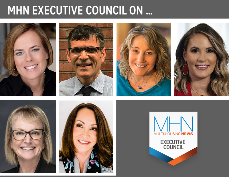 MHN Executive Council featuring headshots of Cook, Claffey, McPeak, Anderson, Gustafson, Pietroforte