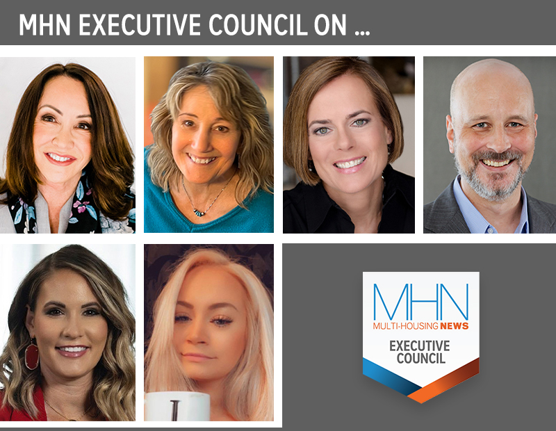 MHN Executive Council featuring headshots of Pietroforte, McPeak, Cook, Love, Anderson and Carpentier