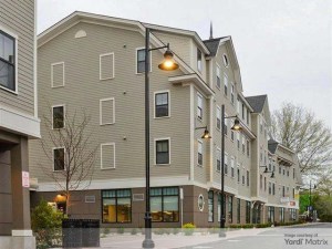 Exterior shot of Madbury Commons, a student housing community in Durham, N.H.