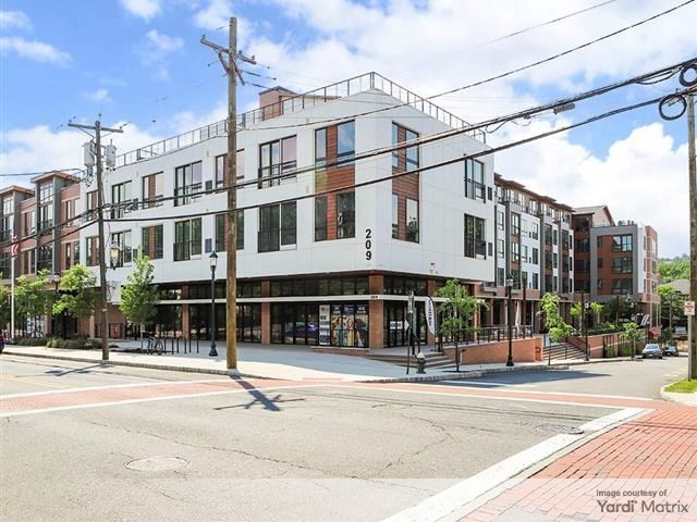 Exterior shot of Meridia South Orange, a multifamily property in South Orange, N.J.