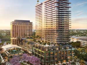 Rendering of Midtown Park, a mixed-use project in Miami.