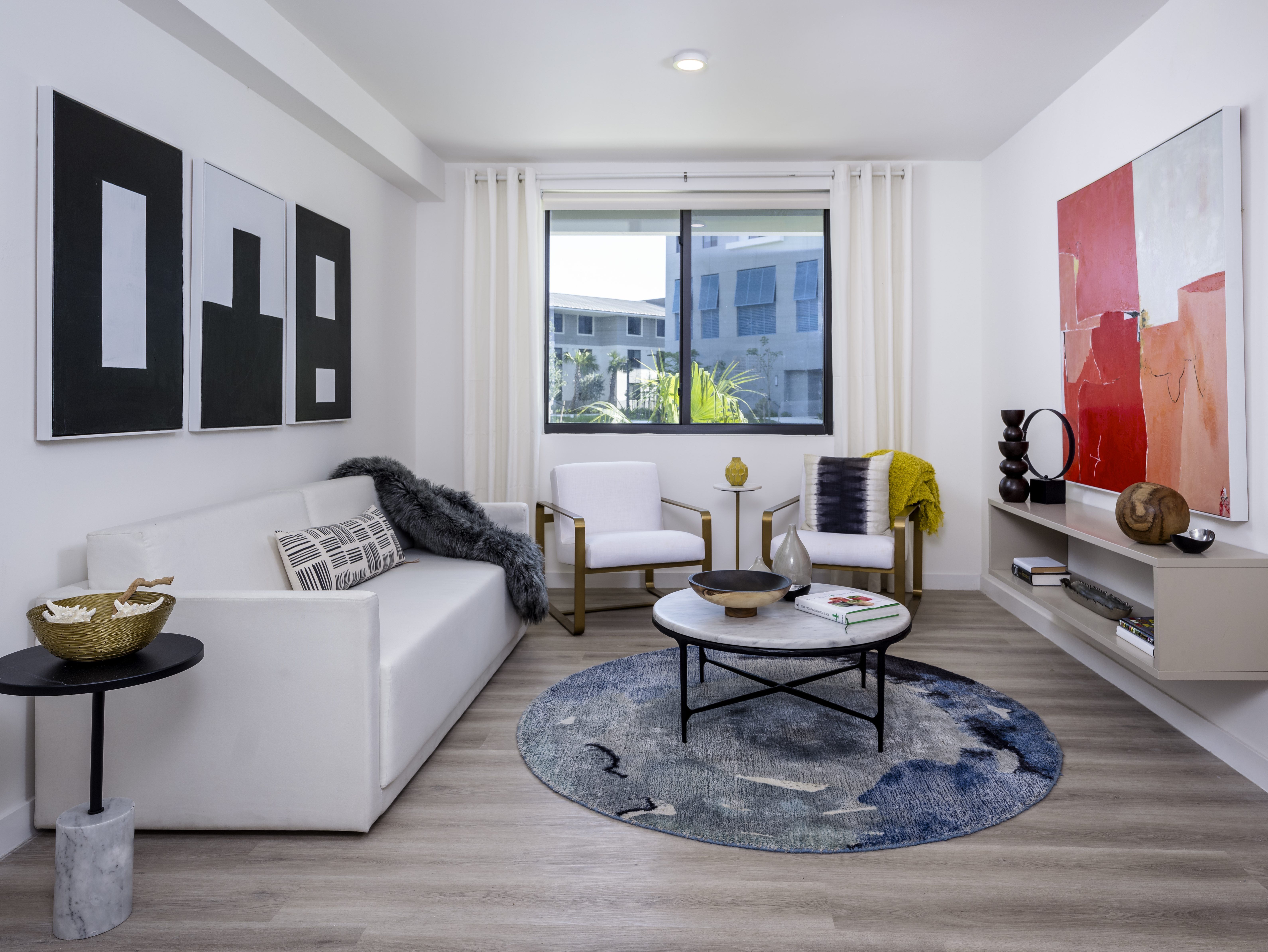 Living room of SoMi Parc unit