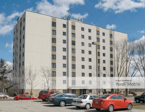 A photo Riverview Manor in Pittsburgh, the largest property to receive funding as part of the initiative.