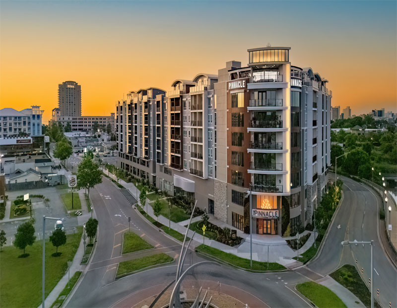 A photograph of The Pinnacle on 31st Street, a Breeden Co. apartment community in Virginia Beach, Va.