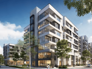 A rendering of The Yard at Brookhaven, a 265-unit community located in Orlando.