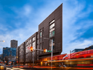 A photo of Viva, a mixed-use property in Seattle with nearly 8,000 square feet of retail space.