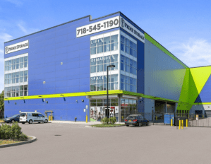 Exterior shot of Prime self storage in Astoria, Queens.