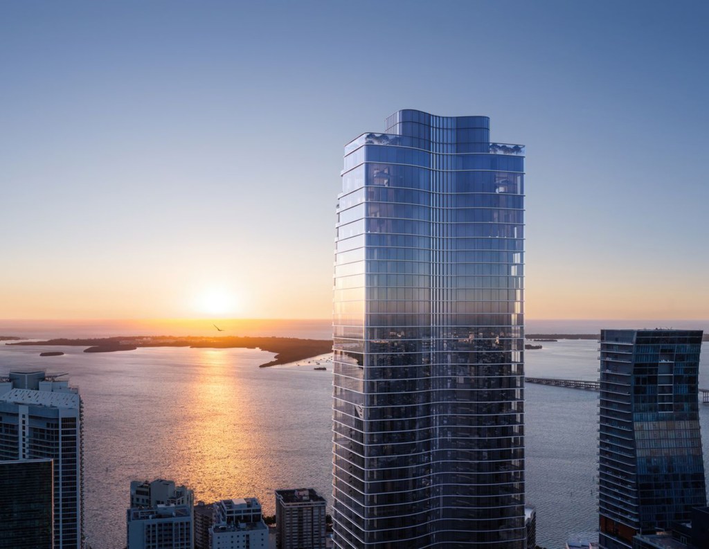 A rendering of The Residences at 1428 Brickell