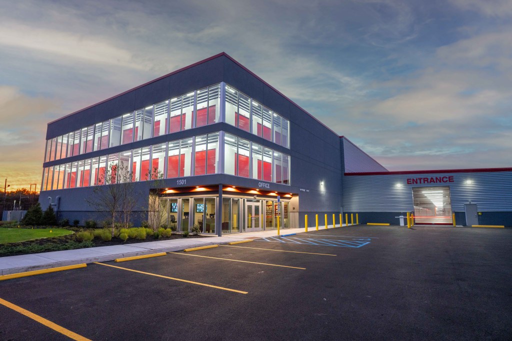 Exterior shot of a Devon Self Storage facility in Camden, N.J.