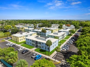 Aerial view of the Lauderhill Point affordable housing project in Florida.