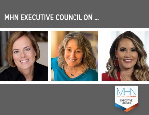 MHN Executive Council featuring headshots of Cook, McPeak and Anderson