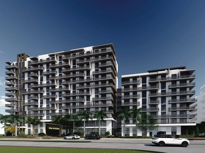 Rendering of Arbor House, a 302-unit upscale project in Palm Beach Gardens, Fla.