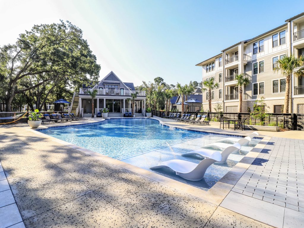 Rendering of The Henslow Daniel Island, a 163-unit property, part of a master-planned community on Charleston, S.C.'s Daniel Island.