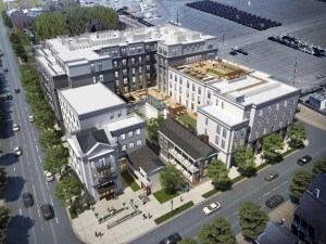 Exterior rendering of The Mark Charleston, a student housing project in Charleston, S.C.