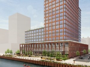 Exterior rendering of 200 Douglass, a Brooklyn project.