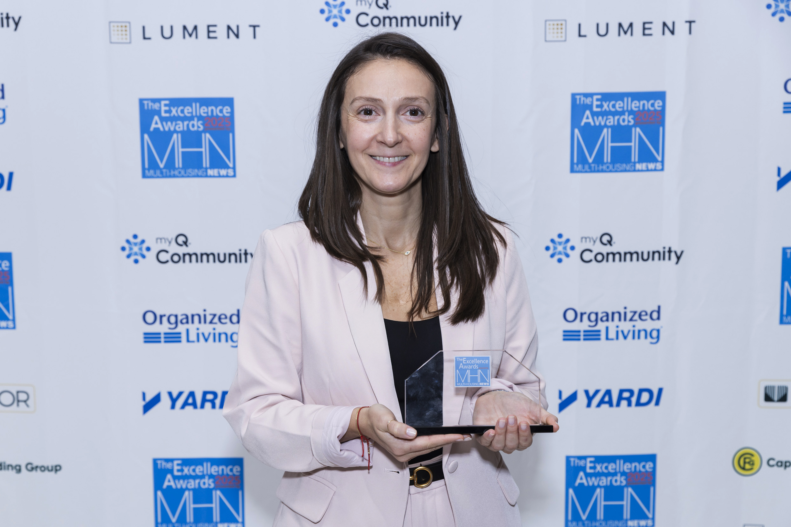 Erga Hoxha of Veris Residential won Gold, Property Manager of the Year. Image by Gary Spector