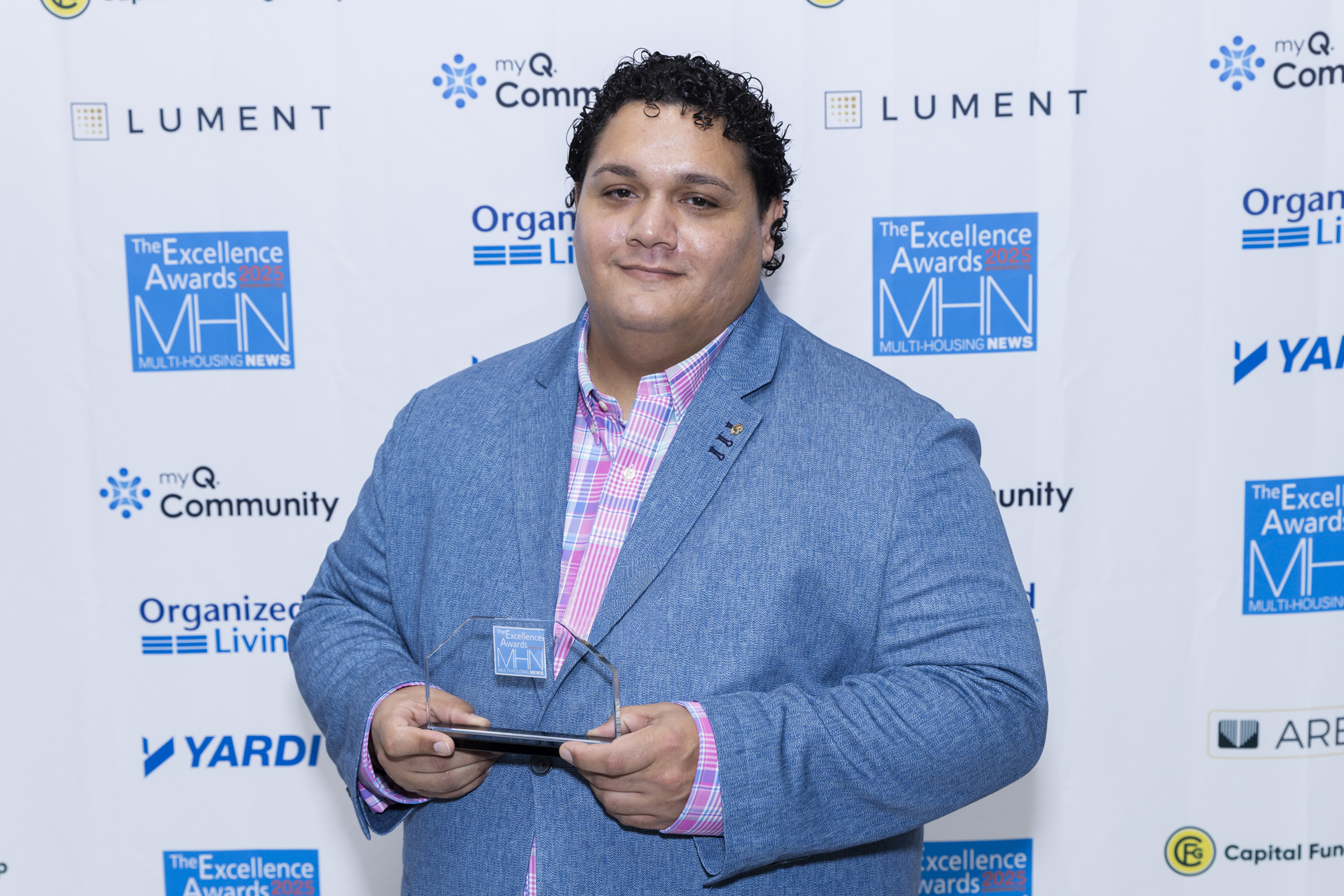 Emmanuel Torres of Veris Residential won Bronze, Facilities & Maintenance Manager of the Year. Image by Gary Spector