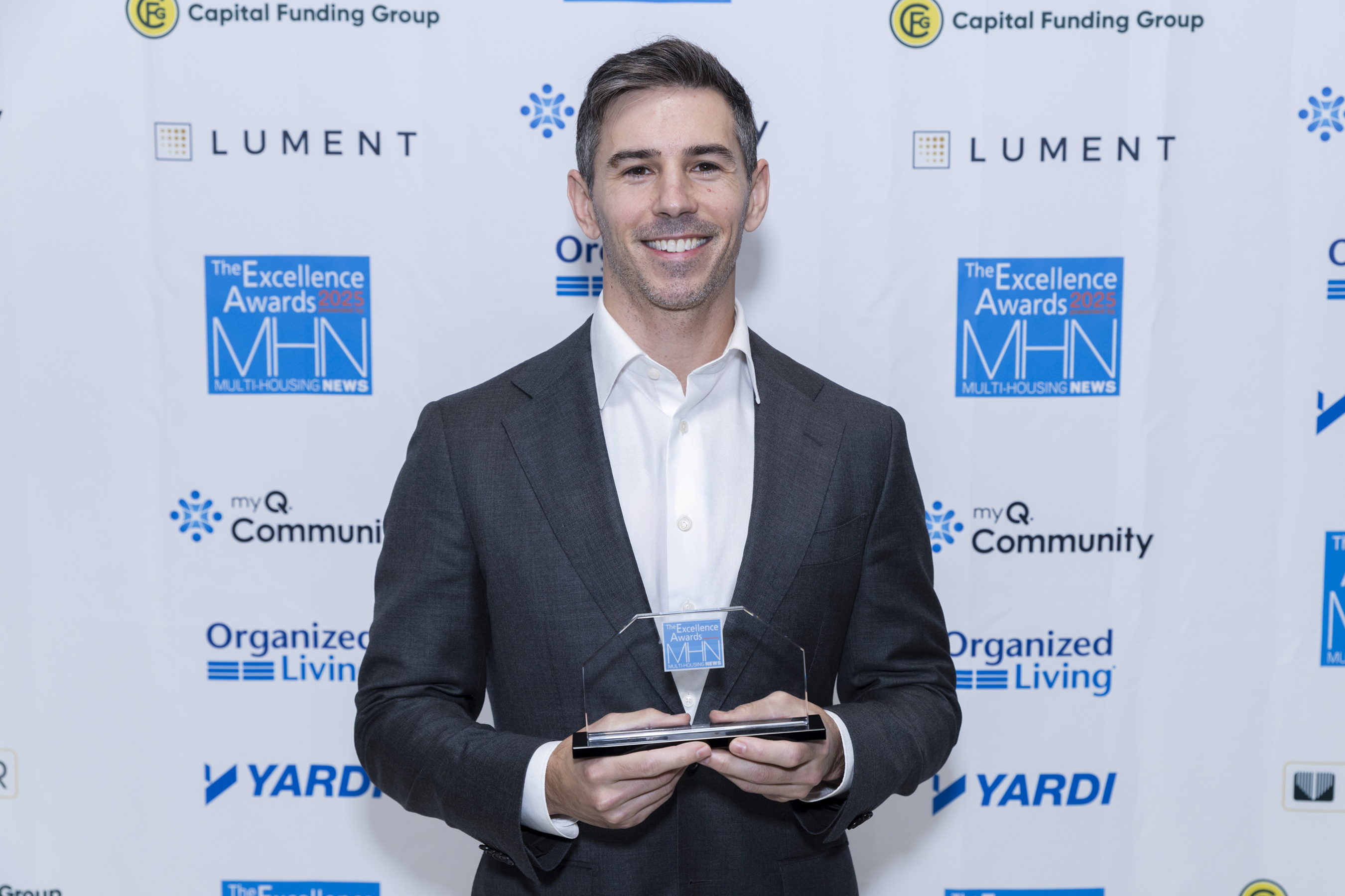 Joseph Turro with Veris Residential won Gold for Leasing Professional of the Year. Image by Gary Spector