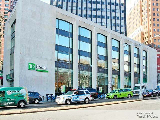 Exterior shot of 205 Montague St., an office building in Brooklyn.