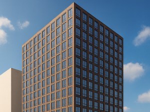 Rendering of 22 Fulton, a mixed-income multifamily project in Newark, N.J.